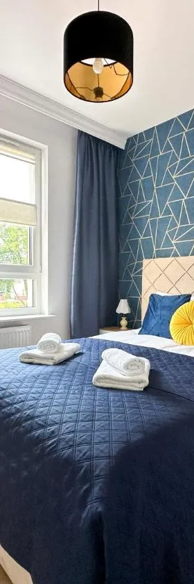 DMK Blue Apartment near Warsaw-Modlin Airport，位于马佐夫舍地区新庄园的酒店
