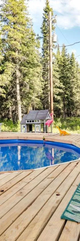Delta Junction Rental with Shared Pool and Hot Tub!，位于Delta Junction的酒店
