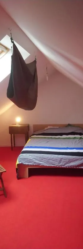 chambre chez l'habitant rouge maison ancienne，位于Ivoy-le-Pré的酒店