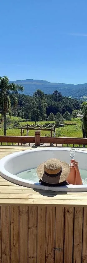 Cabana Pôr-do-Sol - Rancho Queimado/SC，位于兰舒凯马杜的酒店