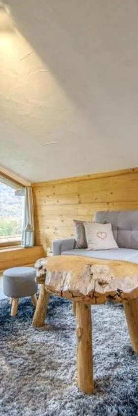 Chalet View on Vanoise Mountain - 2 bedrooms 70m2，位于Cevins的酒店
