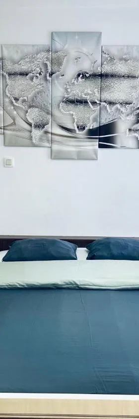 Chambre et SDD privées dans une maison partagée avec des résidents，位于蒙斯的酒店