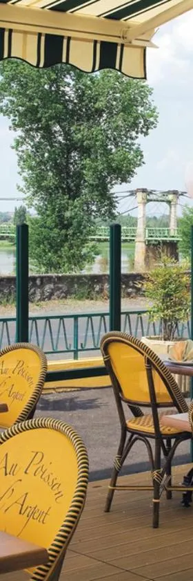 Logis Hotels - Au Poisson d'Argent - Hôtel 3 étoiles et restaurant，位于Le Mesnil-en-Vallée的酒店