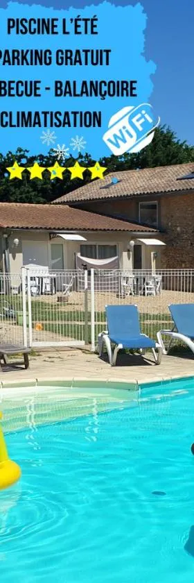 Bel Appartement T2 Climatisé avec piscine Poitiers-Futuroscope-CREPS de Poitiers，位于Vouneuil-sous-Biard的酒店