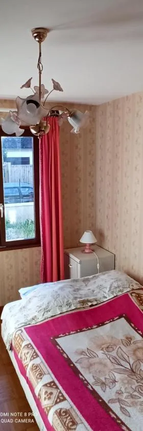 Etablissement commun avec chambre privé tranquille avec jardin a 10 min a pied de la gare de Fleury-les-Aubrais et 2 min d Orléans，位于弗勒里莱欧布赖的酒店
