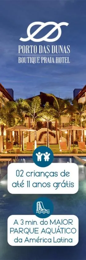 Porto das Dunas Boutique Praia Hotel，位于阿奎拉兹的酒店