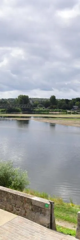 Les sternes de st Mathurin sur Loire , terrasse sur la Loire，位于Saint-Mathurin的酒店