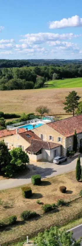 Logis Hôtel La Ferme de Flaran，位于Maignaut的酒店