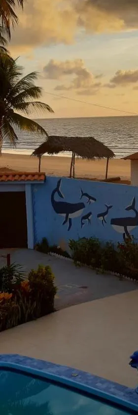 Casa beira mar com piscina Coruripe Povoado Miai de cima，位于科鲁里皮的酒店