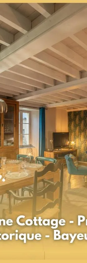 La Fontaine Cottage - Proximité historique - Bayeux，位于Saint-Loup-Hors的酒店
