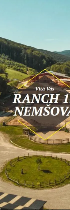 Ranch 13 - Western a kone，位于Nemšová的酒店
