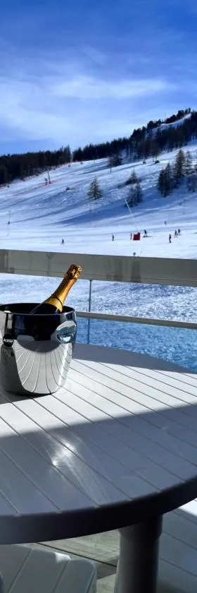 Vip apartment on the ski slopes，位于蒙热内夫尔的酒店