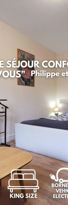 Belle chambre d'hôtes avec petit déjeuner chez Phil et Isa，位于内拉克的酒店
