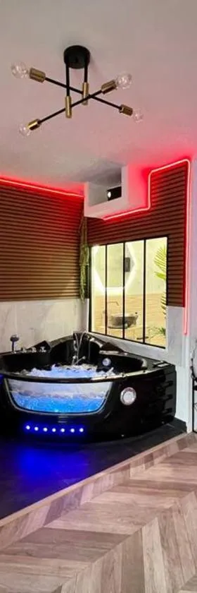 Black Love-room - Balnéo - Cinéma，位于Souppes-sur-Loing的酒店