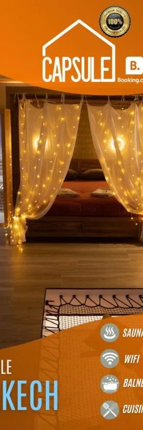 Capsule Marrakech I Chicha I Sauna I Balnéo I Console PS5 I Cinéma，位于Trith-Saint-Léger的酒店