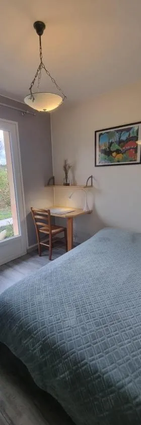 Studio T1 paisible dans villa avec bassin naturel，位于Saint-Pierre-de-Lages的酒店
