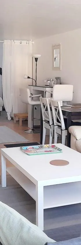 Grand Studio Indépendant à 30 minutes de Paris (RDC d'un pavillon) dans village bord de Seine，位于La Frette-sur-Seine的酒店