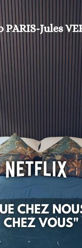 PARIS-JulesVERNE-Bienvenue-Terrasse-Netflix，位于庞坦的酒店