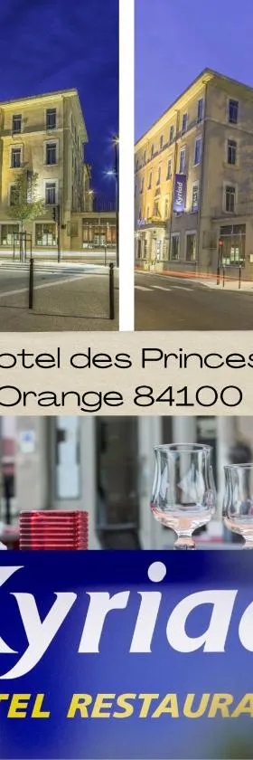 KYRIAD ORANGE Centre Ville - HOTEL & RESTAURANT & BAR - La Galerie d'Art des Princes - Provence Alpes Côte d'Azur - France - Proche A7-A9 - exit21- Châteauneuf-du-Pape Avignon Bollene Nimes，位于奥朗日的酒店