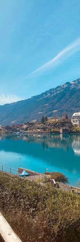Boutique Hotel Bellevue B&B am Brienzersee Iseltwald Interlaken，位于伊瑟尔特瓦尔德的酒店