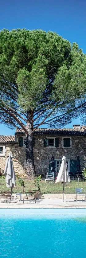 Chambre Thym Mas Bel Esperance，位于Saint-André-dʼOlérargues的酒店