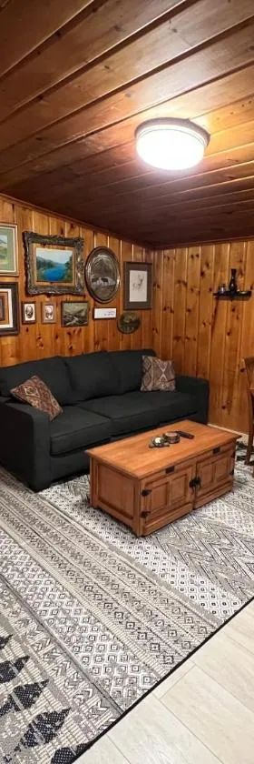 Rustic 1 bd 1 ba Cabin at New Waitts Lake Resort，位于Valley的酒店
