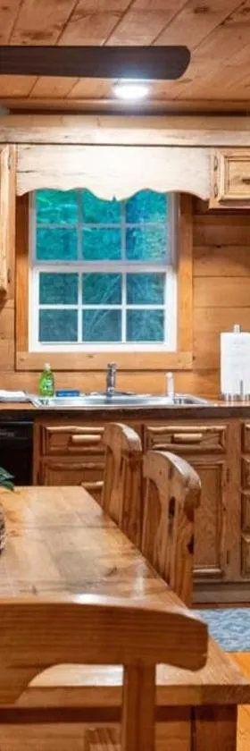 Secluded 3BR 1BA Cabin for Cozy Living，位于Smithville的酒店