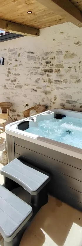 La Vie En Gîte (La Grange & Spa)，位于Sainte-Florence的酒店