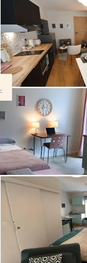 Ange - Wifi, Terrasse, parking à proximité, mon séjour à Arbent，位于Arbent的酒店