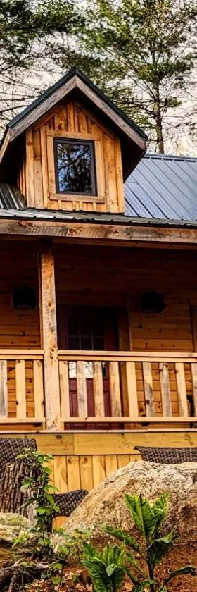 Luxury Mountain View Cabin Near Asheville NC，位于Marshall的酒店