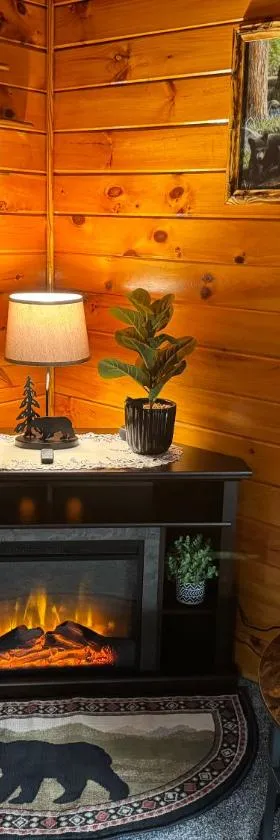 The Lazy Bear Cabin，位于Long Lake的酒店