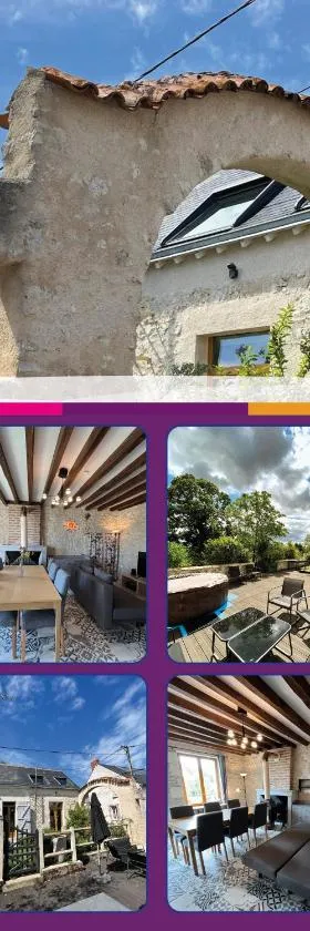 Gîte - 7 Pers avec Jacuzzi - L'Arche，位于西塞河畔的舒齐的酒店