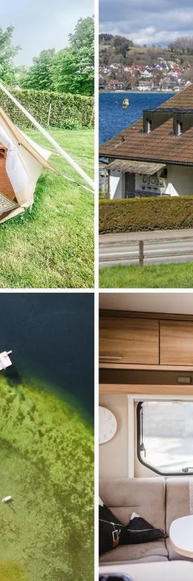 Strandbad Steckborn mit Herberge, Camping & Glamping，位于施泰克博恩的酒店