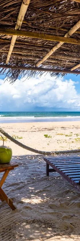Apartamento pé na areia em Algodões, Península de Maraú Bahia，位于马劳的酒店