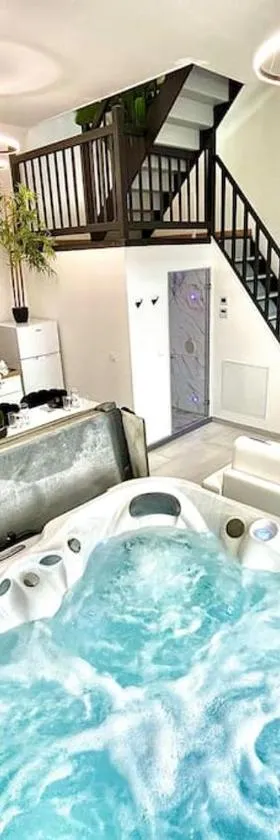 loft des désirs hammam, jacuzzi，位于Pont-sur-Yonne的酒店