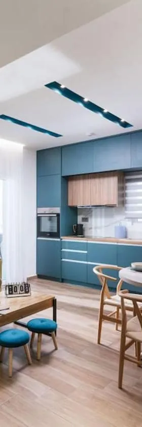 Blue Apartment in the Hill，位于Moírai的酒店