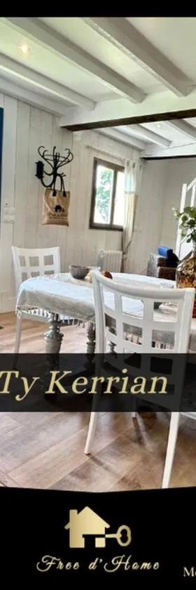 Ty Kerrian, maison avec jardin à la campagne，位于Locunolé的酒店