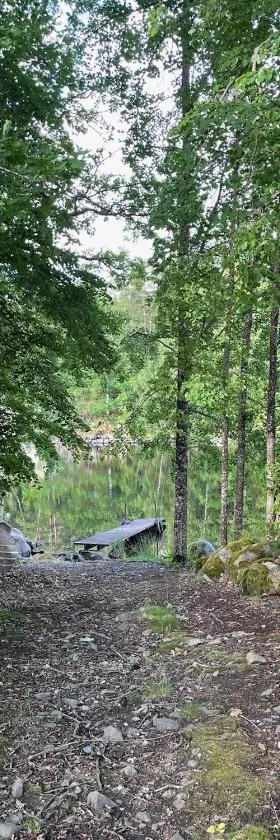 Calm and private country side property with own waterfront by large river，位于Strömmarna的酒店