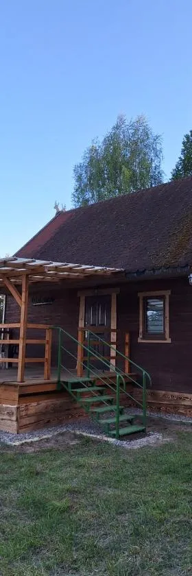 Etno Baza - Domek pod lasem przy jeziorze na Mazurach，位于Jagodne Wielkie的酒店