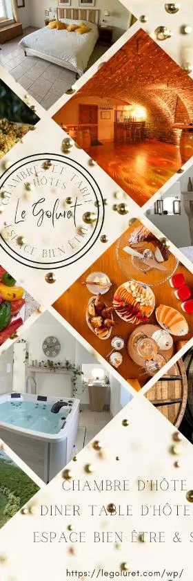 LE GOLURET Chambres & Table d'hôtes - Espace Bien Être，位于Couvignon的酒店