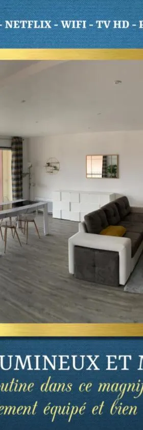 T2 Cosy - 70m2 au Coeur de ville，位于Graulhet的酒店