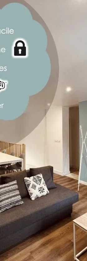 Le Loft Scandinave - Home Homy，位于Saint-Florent-sur-Cher的酒店