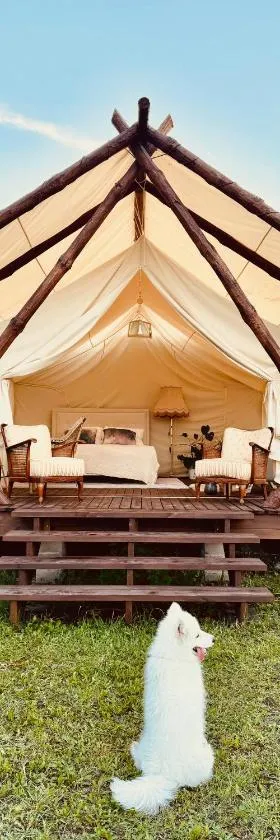 Wioska Szczęścia - Glamping nad morzem - romantyczny urlop blisko natury，位于Śliwin的酒店