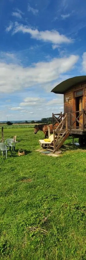 Roulotte de la Ferme Les Chenevières，位于Villers-devant-Mouzon的酒店