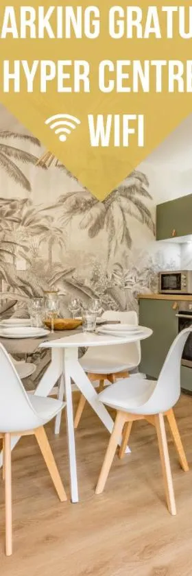 Le Green Duplex - Clim - Parking - Netflix - Nestor & Margot，位于Auterive的酒店