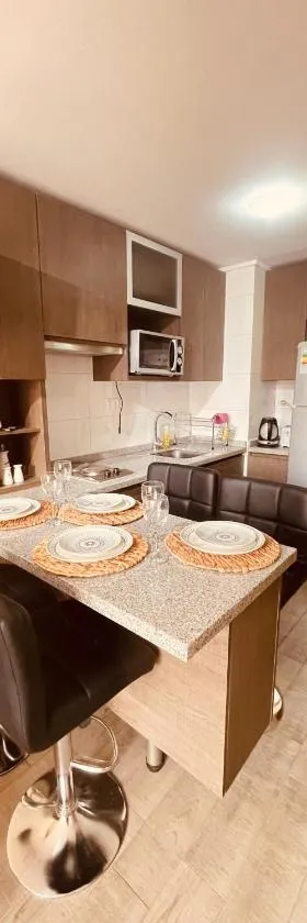 1 Apartamento en Santiago en frente a Metro - Estadio - Hipodromo de Chile，位于圣地亚哥的酒店
