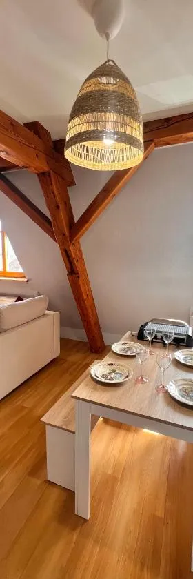Duplex au cœur de Turckheim, 10 min de Colmar et place de parking，位于蒂尔凯姆的酒店