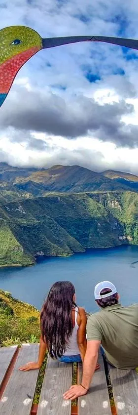 Laguna de Cuicocha Guest House，位于Urcusiqui的酒店