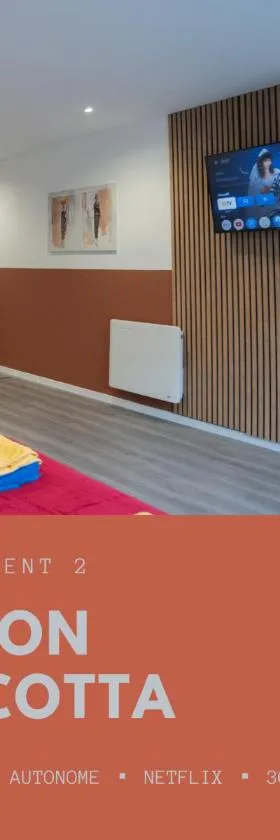 CitizenHouse Anzin - 4 Studios - 15 à 36m2 - Jardin - Terrasse - Accès autonome - WiFi - Netflix，位于Anzin的酒店