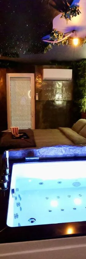 Love room Piccola casa côté Forêt，位于La Verpillière的酒店